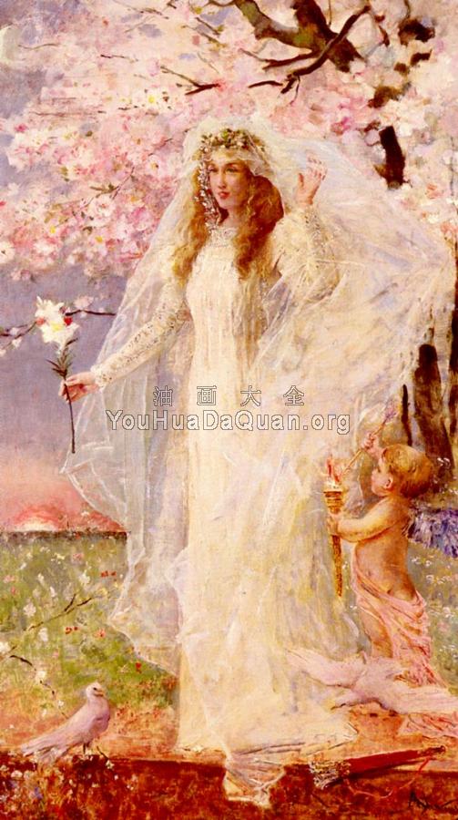 Cupid and Hymen - 阿尔弗雷德·史蒂文斯